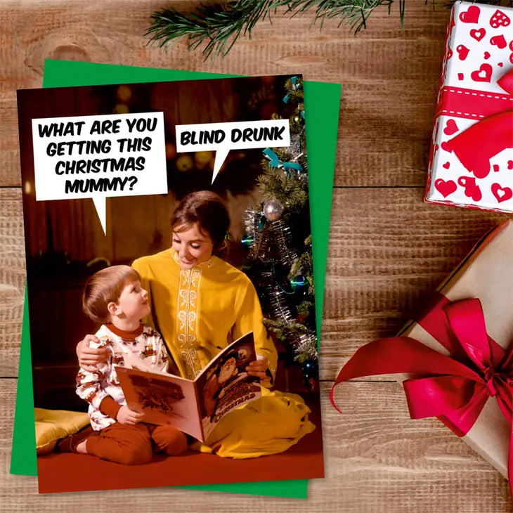 What Are You Getting This Christmas Mummy Greeting Card