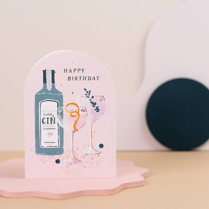 Happy Birthday Gin Card