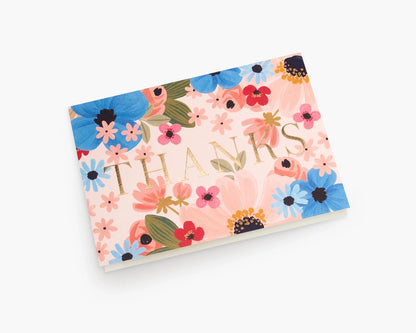Thanks With Gold-foil Greeting Card