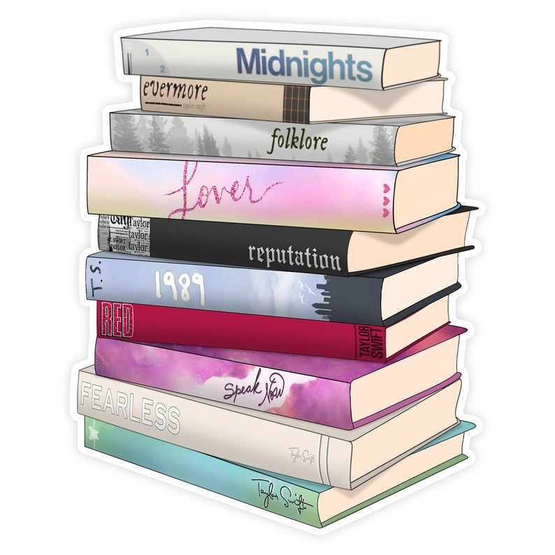 S3 Taylor Swift Albums as Books Sticker