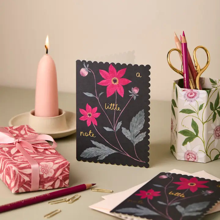 Dahlia A Little Note Card