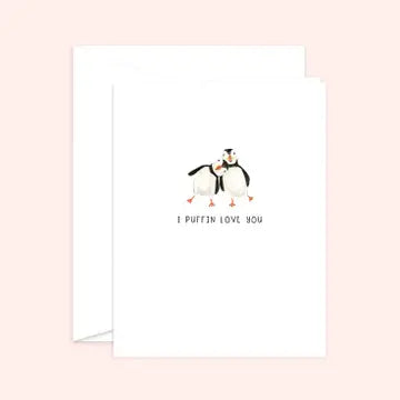 Puffin Love Card