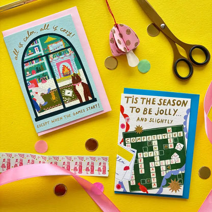 Tis the Season to Be Jolly...and Slightly Competitive Christmas Card