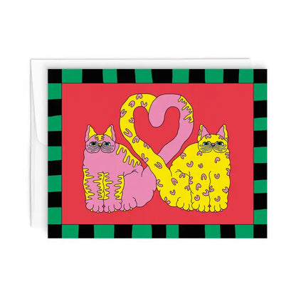 Smitten Kitten Greeting Card