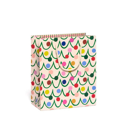 Festive Globes Medium Gift Bag