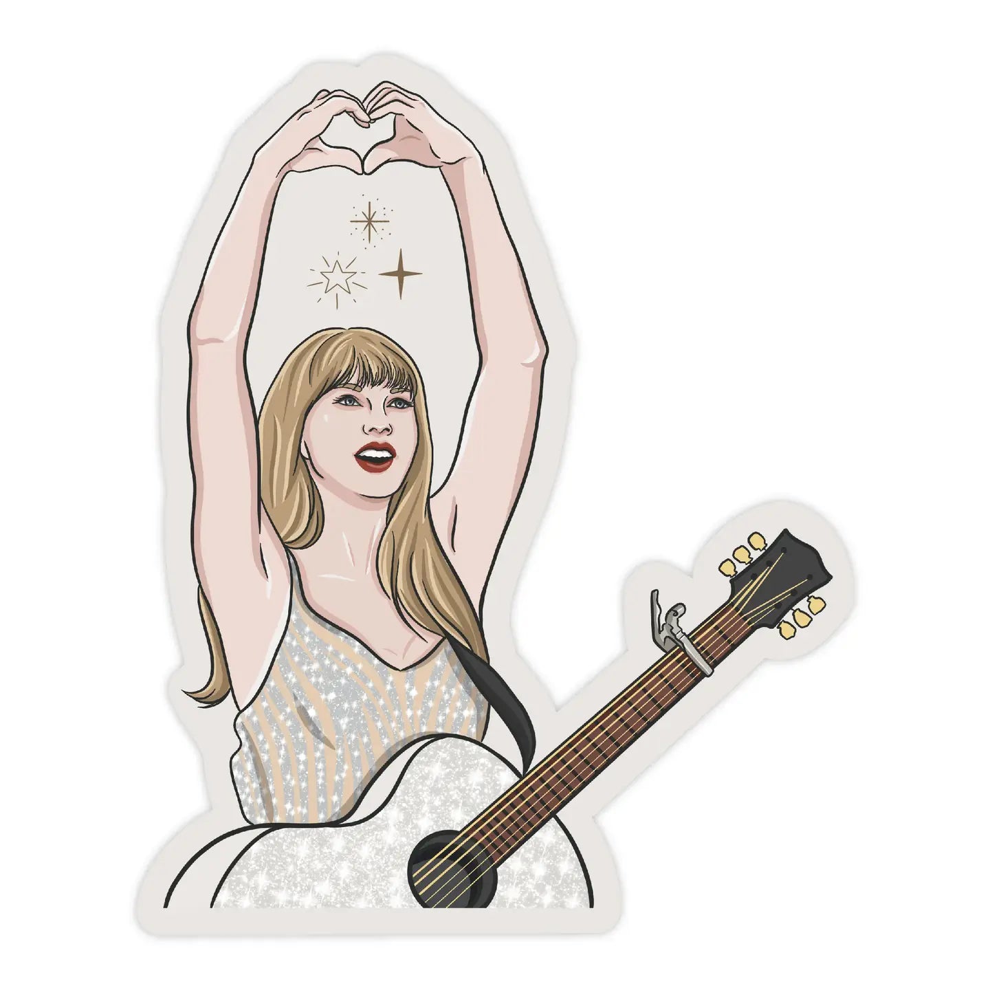 S14 Taylor Fearless Pop Culture Sticker