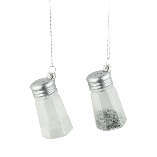 Glass Salt & Pepper Shaker Ornaments