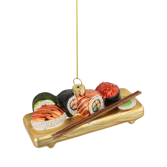 Glass Sushi Tray Ornament