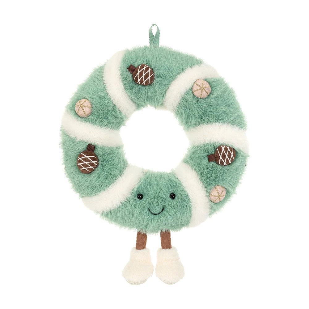 Amuseables Pinecone Wreath Plush Toy