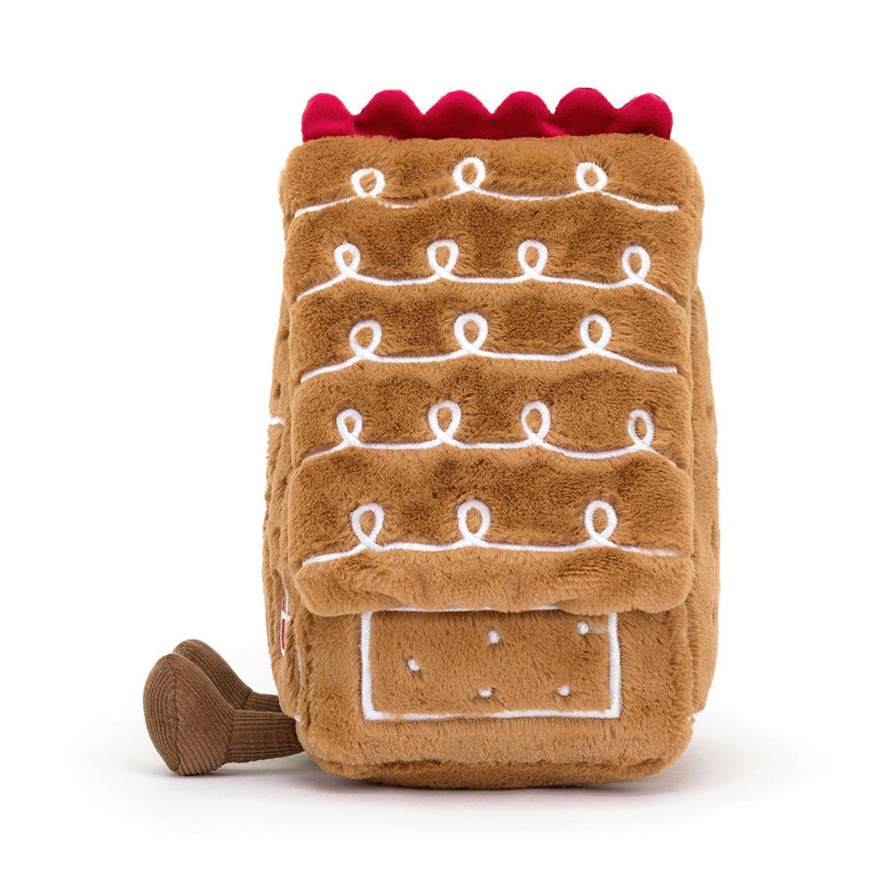 Amuseables Gingerbread House Plush Toy