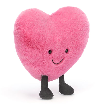 Amuseable Hot Pink Heart Plush Toy