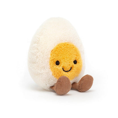 Amuseable Boiled Egg Happy Small Plush Toy