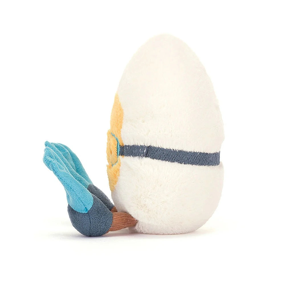 Amuseables Boiled Egg Scuba Plush Toy