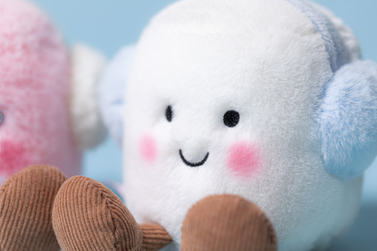 Amuseables Toastie Pink and White Marshmallows Plush Toy