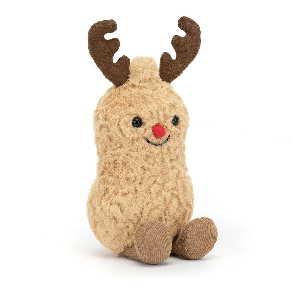 Amuseables Peanut Reindeer Plush Toy