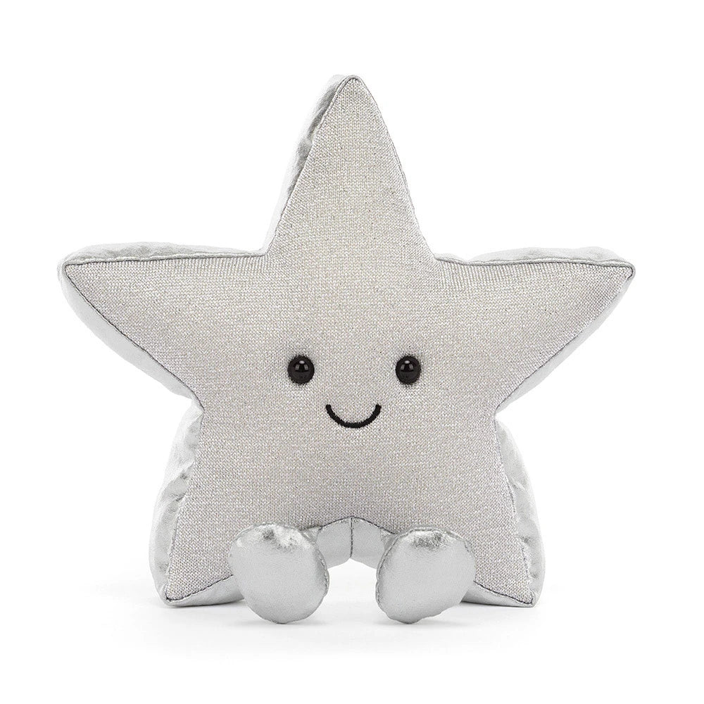 Amuseables Silver Star Plush Toy