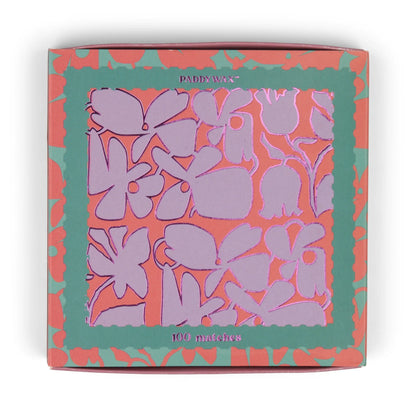 Jumbo Boxed Matches Abstract Floral