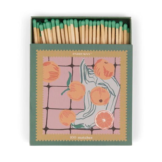Jumbo Boxed Matches Oranges