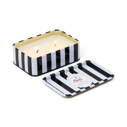 A Dopo Printed Tin Tiger Candle