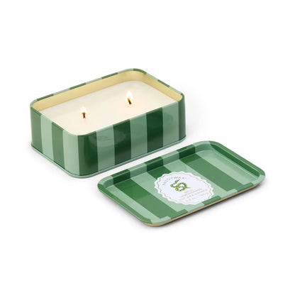 A Dopo Printed Tin Snake Candle