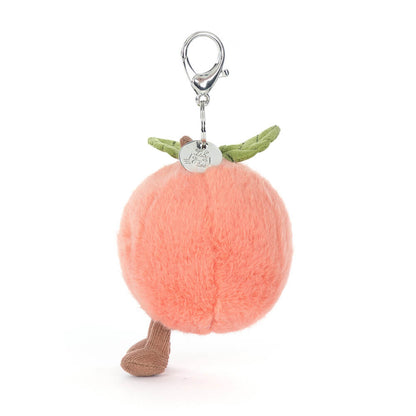 Amuseables Peach Bag Charm Plush Keychain