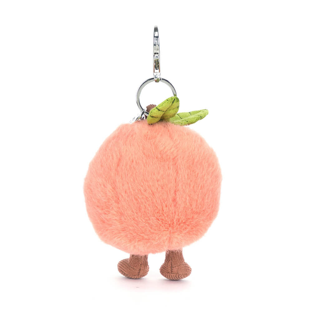 Amuseables Peach Bag Charm Plush Keychain