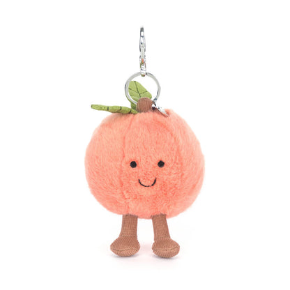 Amuseables Peach Bag Charm Plush Keychain