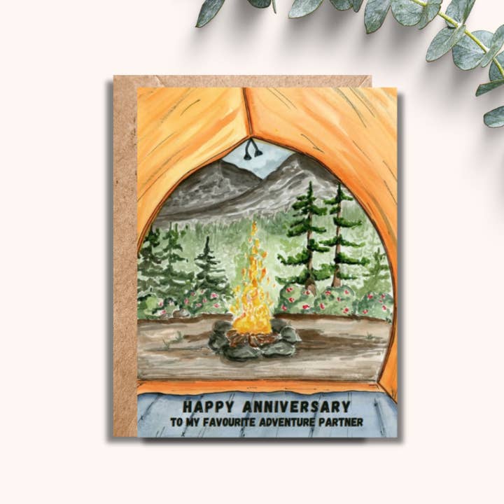 Adventure Anniversary Greeting Card