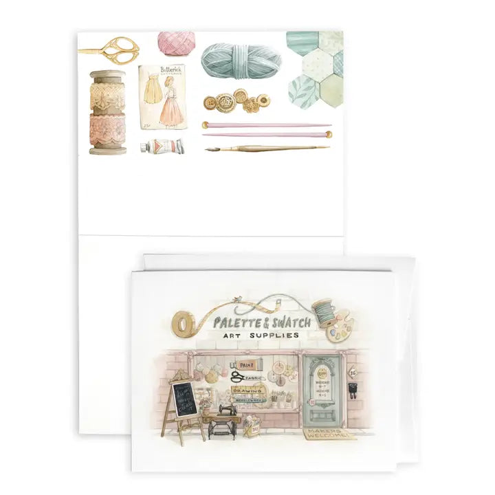 Art Supply Shop Card