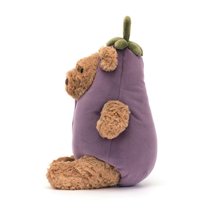 Bartholmew Bear Eggplant Plush Toy