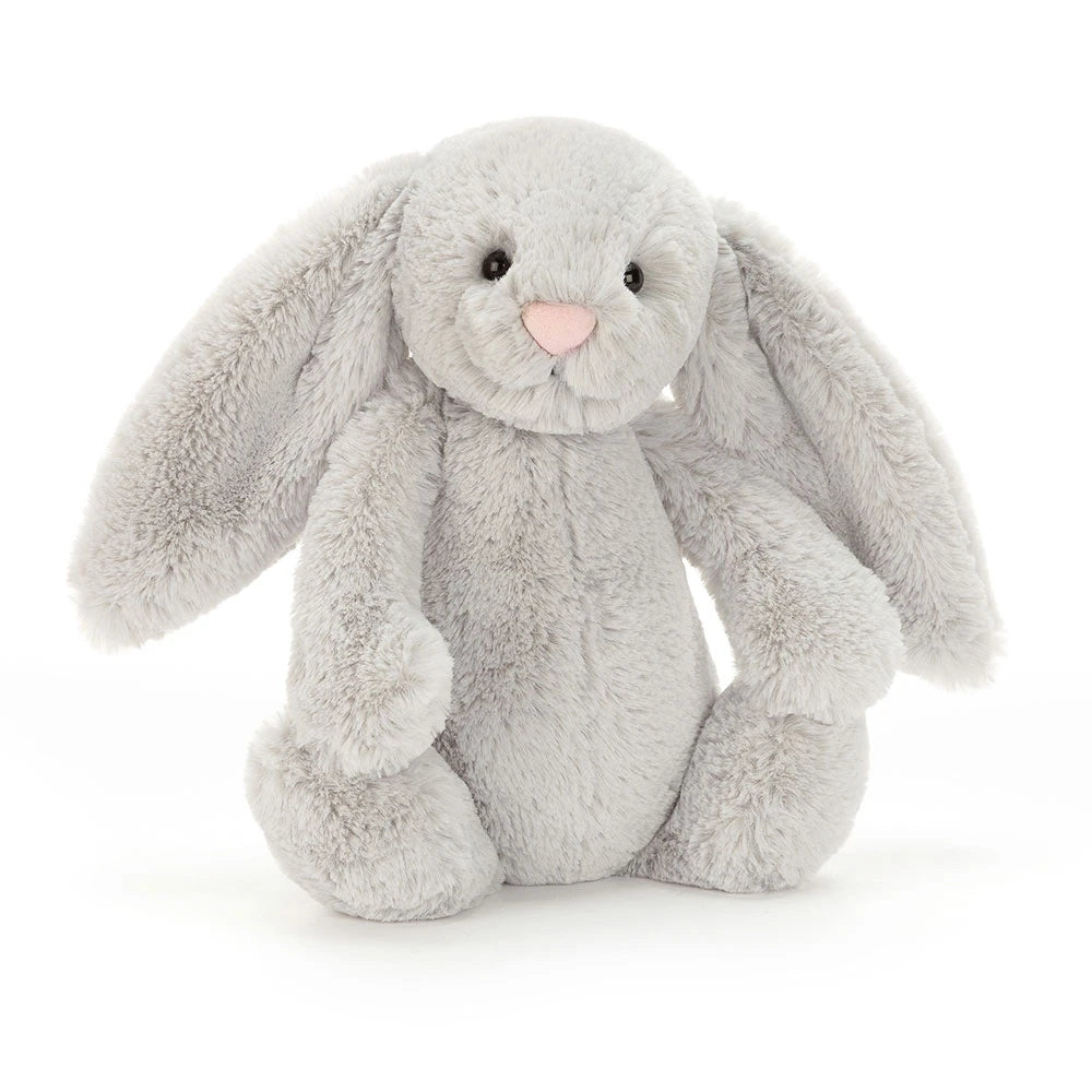 Bashful Silver Bunny Plush Toy