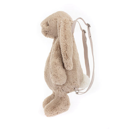 Bashful Beige Bunny Backpack Plush Toy