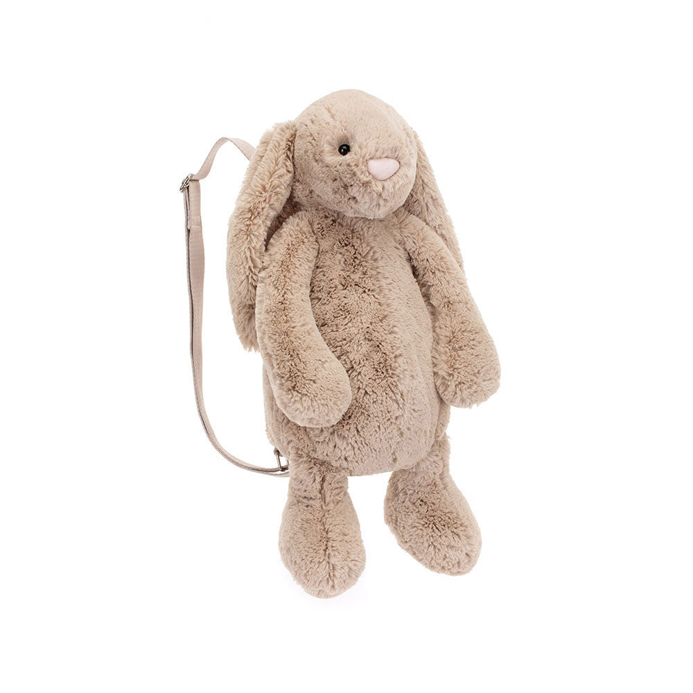 Bashful Beige Bunny Backpack Plush Toy