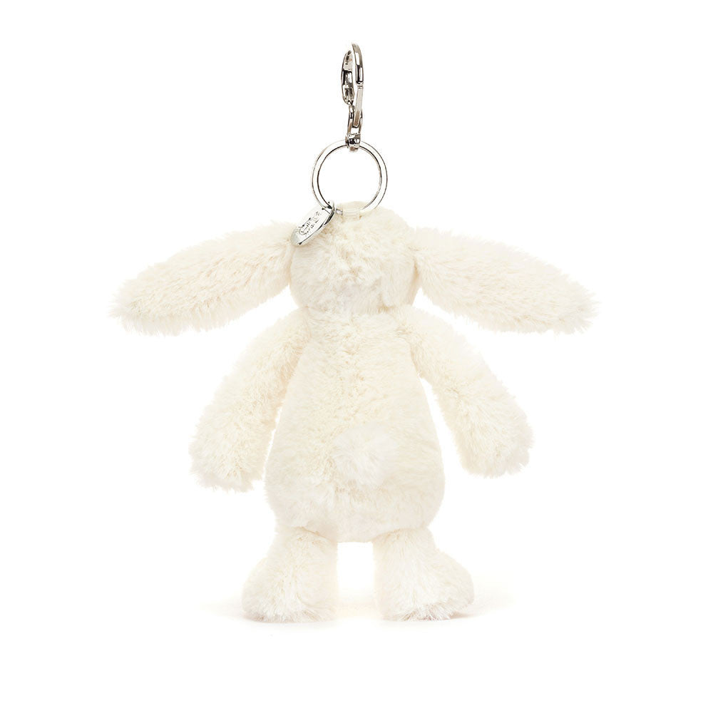 Cream Bunny Bag Charm (Floral Ears)