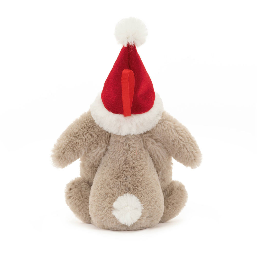 Bashful Christmas Bunny Ornament Plush Toy