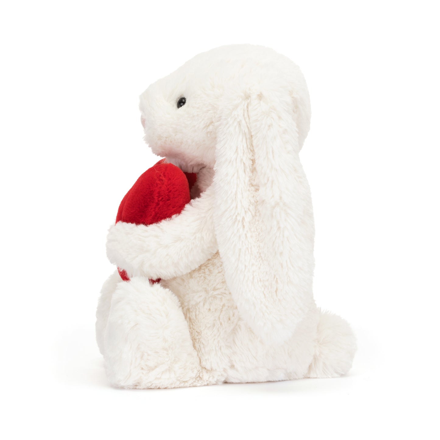 Bashful Red Love Heart Bunny Plush Toy