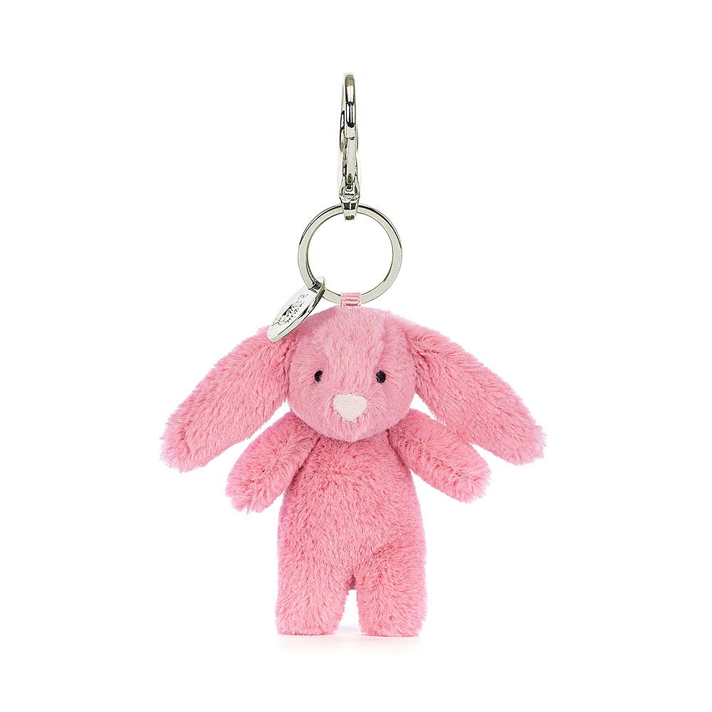 Bashful Bunny Pink Bag Charm