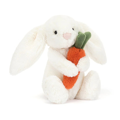 Bashful Bunny With Carrot Plush Toy