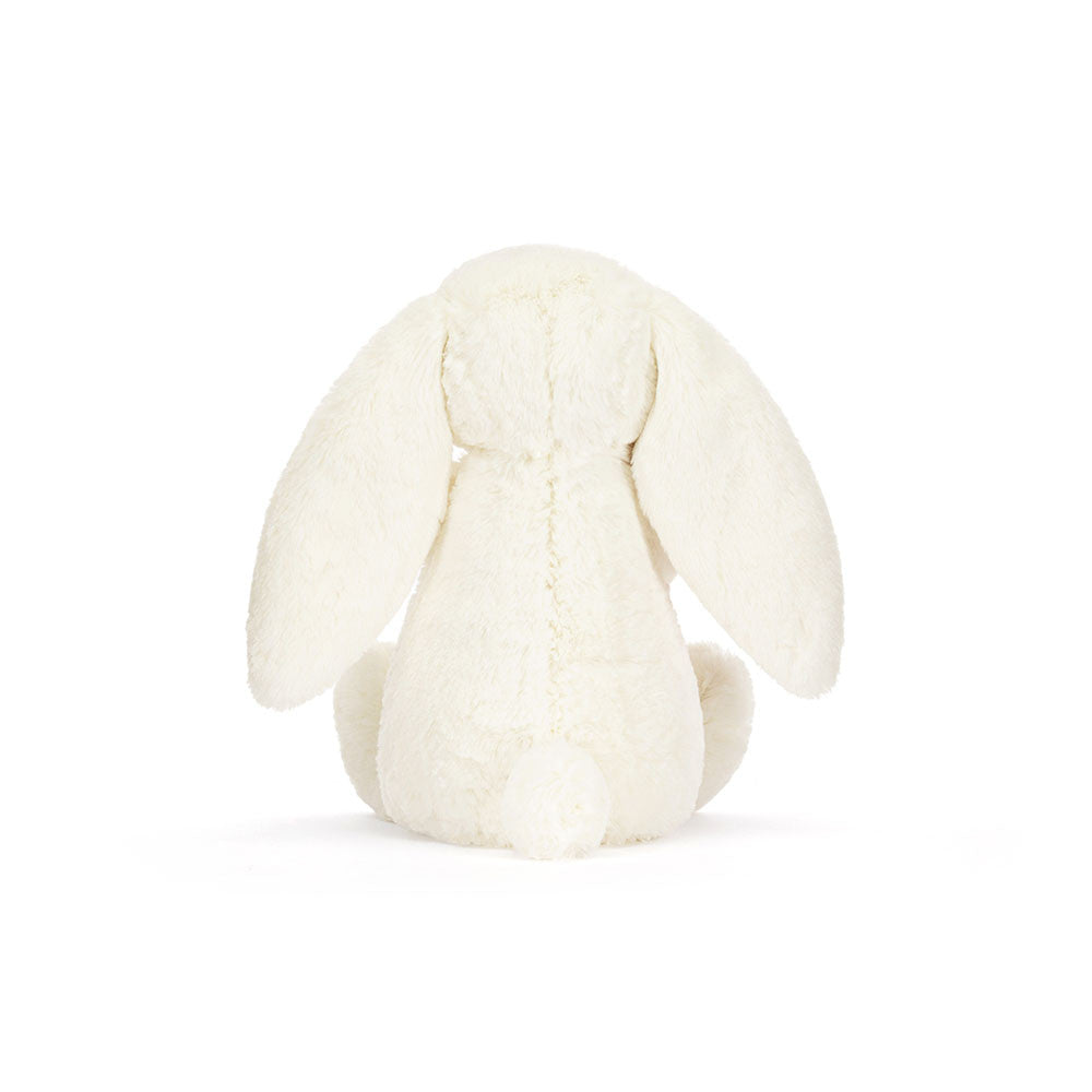 Cream Bunny with Rose Plush Toy