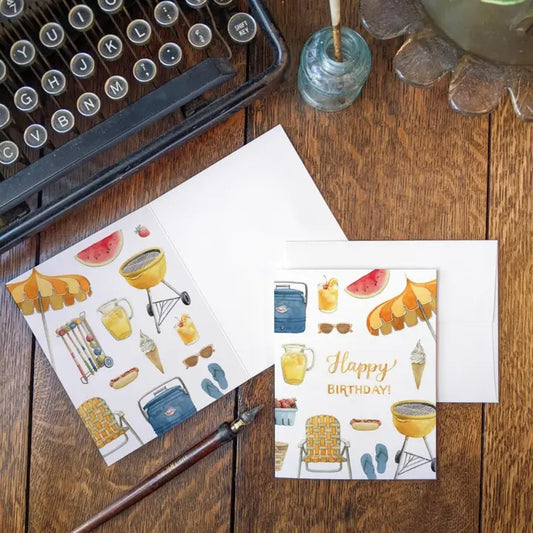 BBQ Birthday Card