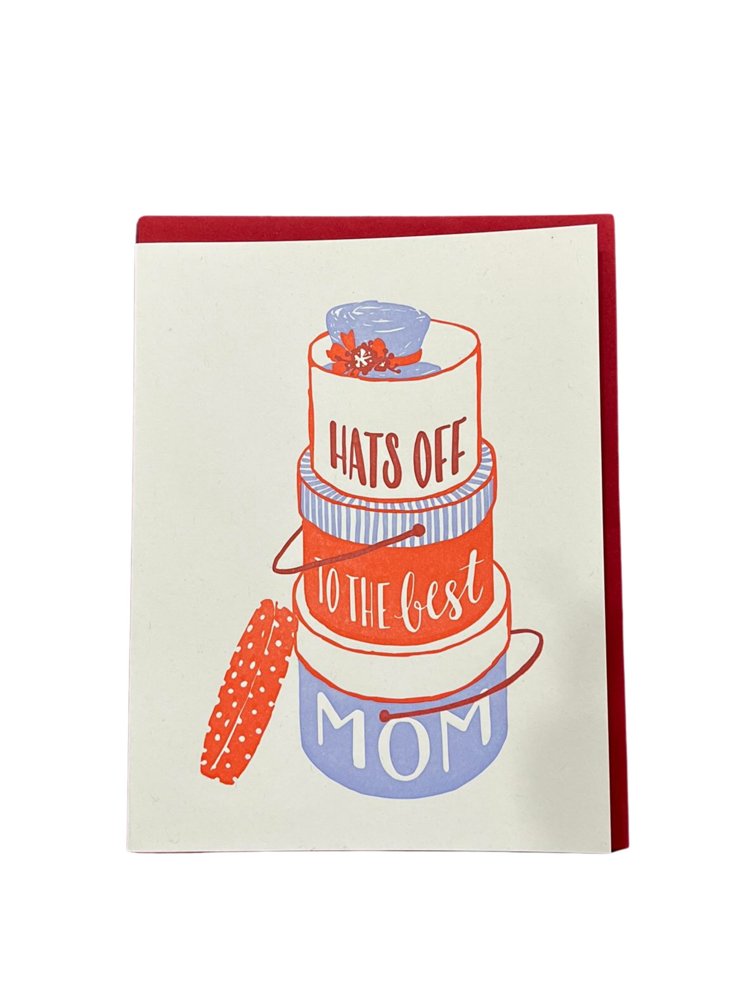 Hats Off To The Best Mom Card