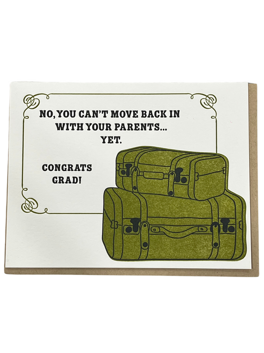 Suitcases Graduation Card