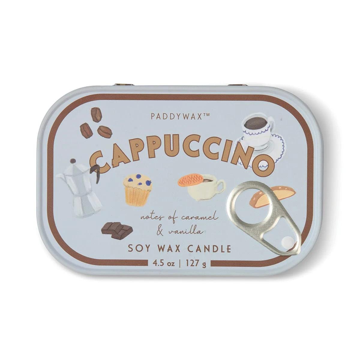 Bistro Tin Candle Cappuccino
