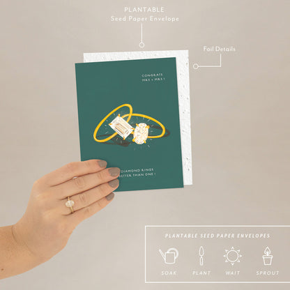 Wedding Rings Wedding Card