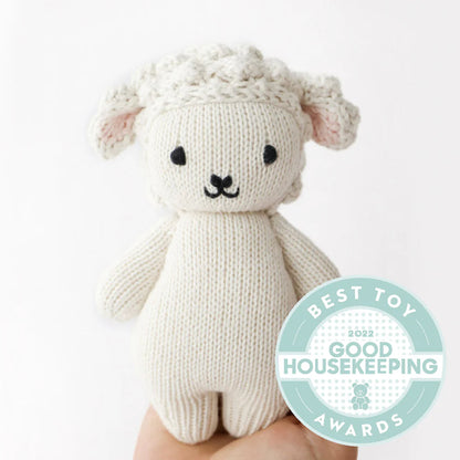 Baby Lamb Hand-Knit Doll