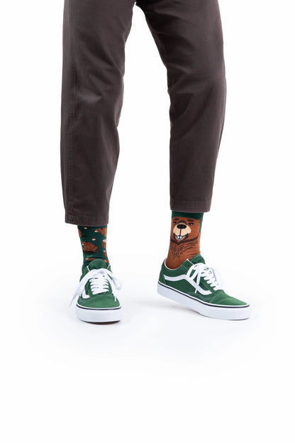 Beaverly Heels Crew Socks