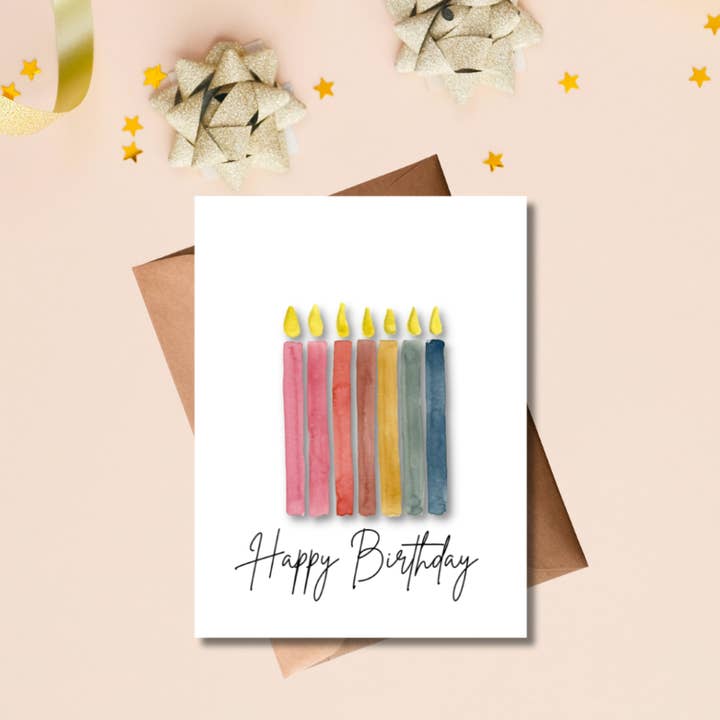 Birthday Candles Card