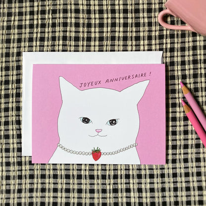 Fancy Cat Card