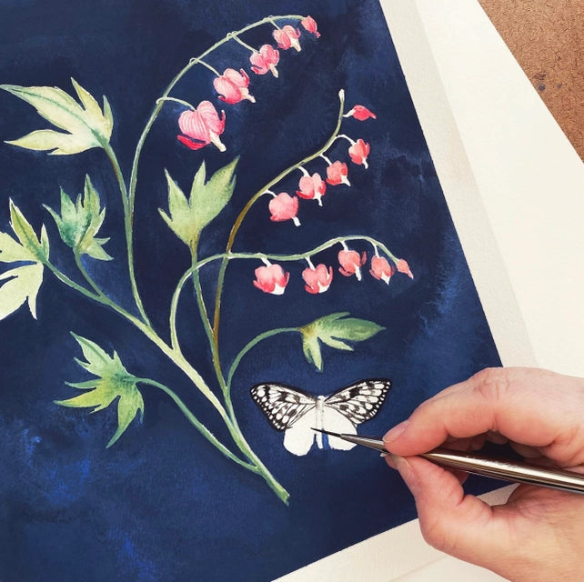 Bleeding Heart Art Card