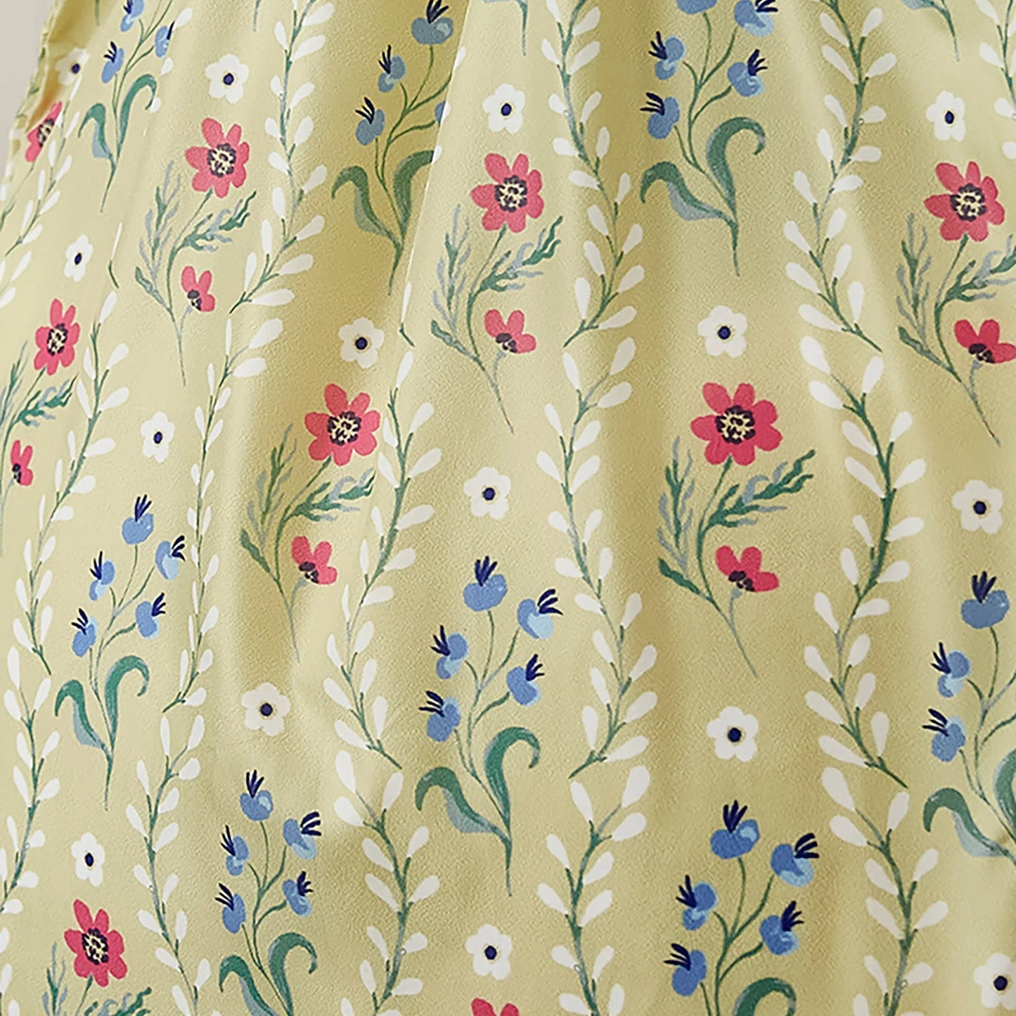 Boho Floral Roll-up Bag